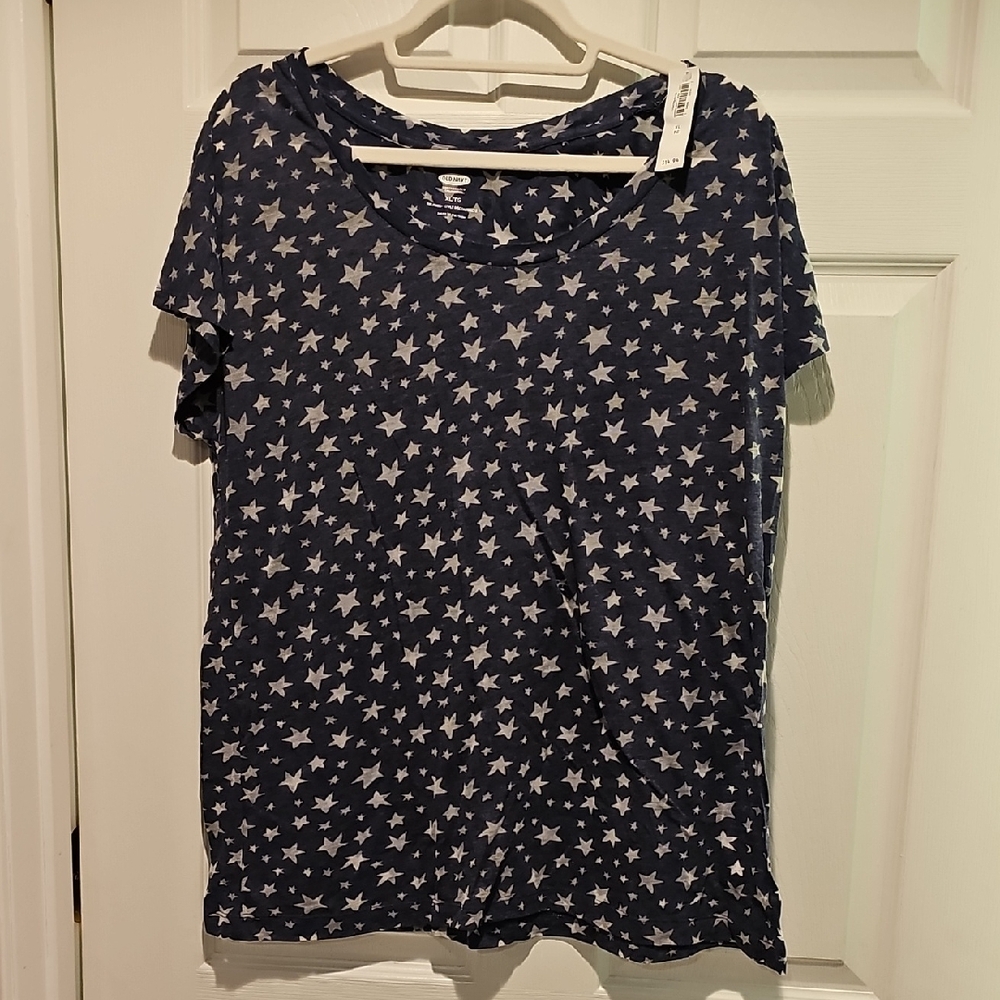 Old Navy Blue Short Sleeve Relaxed T-Shirt